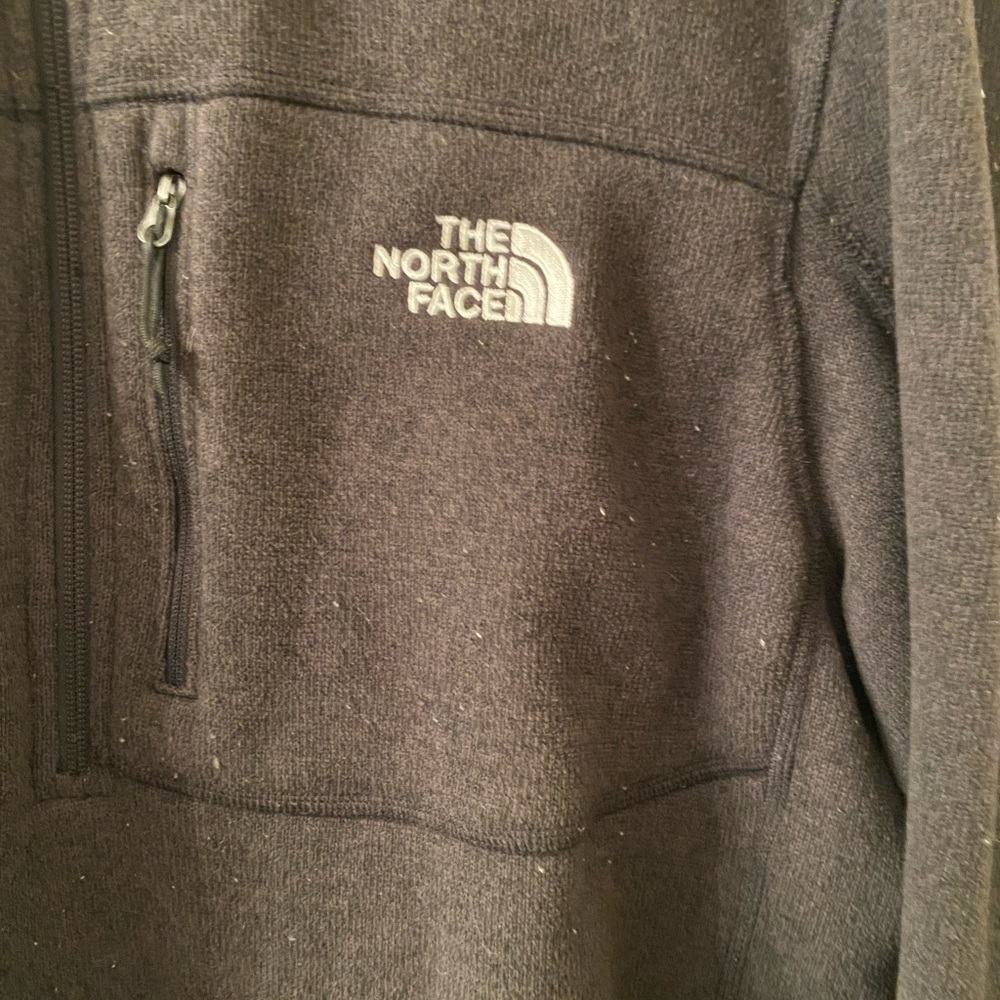 The North Face Men’s XL Black 1/2 Zip Fleece Pullover Jacket - Picture 2 of 9
